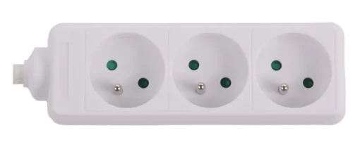 Câbles-Euro Tools Bloc multi-prises 3 x 16 A blanc
