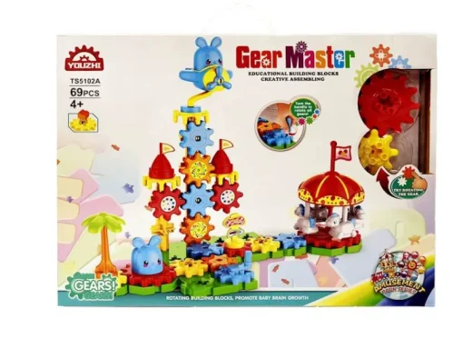 Jeux De Construction-DDD Toys Blocs construction Gear 69 pièces
