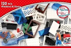 Jeux De Construction-DDD Toys Blocs de construction Vitres & Portes 120 pièces