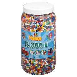 Artisanat-Hama beads Boite Avec 13000 Mini Perles