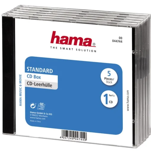 Cd-Hama Boîte cd 5 pièces