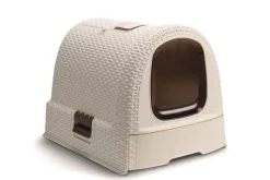 Toilettes Pour Chat-Curver Boîte de litière blanc 51x38,5x39,5 cm