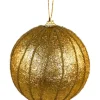 Décoration De Sapin-DDD Boule noël avec rayures L or