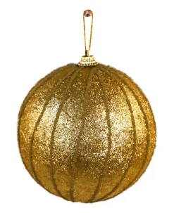Décoration De Sapin-DDD Boule noël avec rayures L or