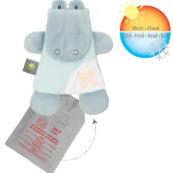Peluches Et Câlins-Nattou Buddiezzz doudou+gelpack crocodile