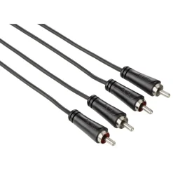 Audio-Hama Cable audio 2 cinch - 2 cinch 5,0 m 1 star