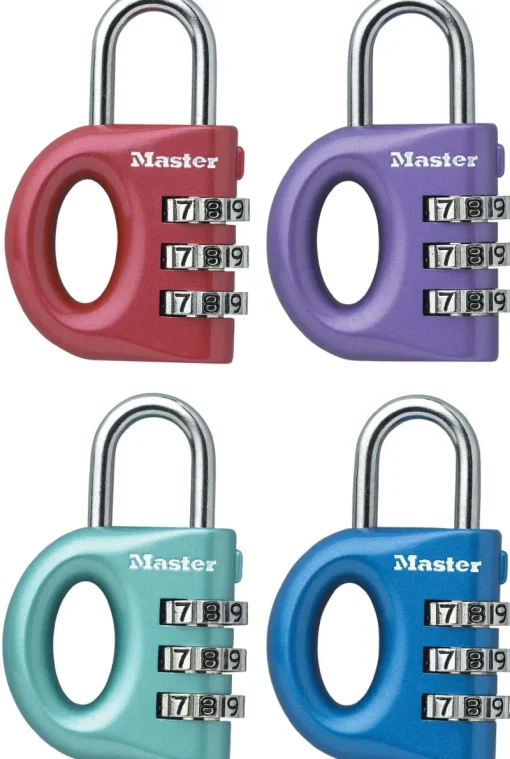 Serrures-Masterlock Cadenas 32 mm avec code de 3 chiffres
