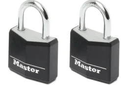 Équipement De Protection | Serrures-Masterlock Cadenas 30 mm diamètre 5 mm 4 pins noir