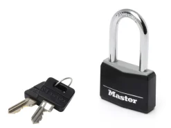 Serrures-Masterlock Cadenas 40 mm diamètre 6 mm 4 pins noir