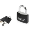 Serrures-Masterlock Cadenas 40 mm diamètre 6 mm 4 pins noir