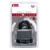 Serrures-Euro Tools Cadenas 40 mm grijs + 2 clés