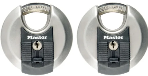 Serrures-Masterlock Cadenas discus 70 mm diamètre 10 mm