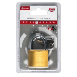 Serrures-Euro Tools Cadenas lation 40 mm + 2 clés