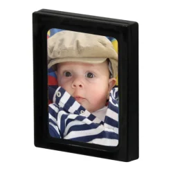 Accessoires-Carpoint Cadre de photo simple noir 5 x 6,5 cm