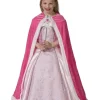 Déguisements Enfants-Euro Shop Cape Rose Reine - Taille unique
