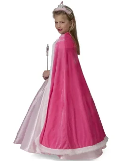 Déguisements Enfants-Euro Shop Cape Rose Reine - Taille unique