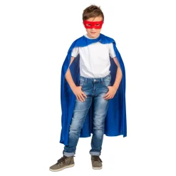 Déguisements Pour Bébés Et Jeunes Enfants-Euro Shop Cape Superhero Bleu