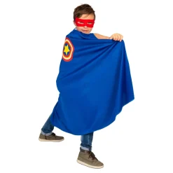 Déguisements Pour Bébés Et Jeunes Enfants-Euro Shop Cape Superhero Bleu