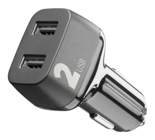 Accessoires Smartphone-Cellular Line Car Charg Multip 2 Usb 18W Bl