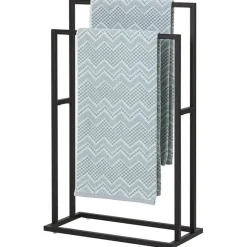Porte-serviettes-Sealskin Carré porte-serviettes à poser - noir