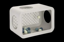 Dormir Confortablement-Beeztees Cat cube play dune grey