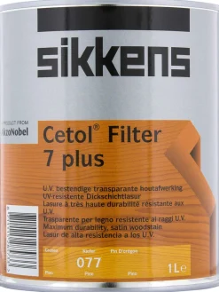 Lasure, Huile & Vernis | Teintures, Huile Et Vernis-Sikkens Cetol filtre 7 plus nr 77 1 L