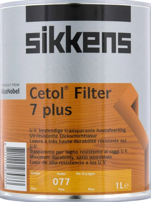 Lasure, Huile & Vernis | Teintures, Huile Et Vernis-Sikkens Cetol filtre 7 plus nr 77 1 L