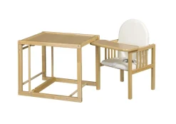 Chaises Hautes Et Coussin-Dibaby CHAISE CUBE KIT NATUREL