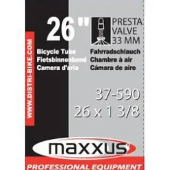 Accessoires Vélo-Maxxus Chambre à air 26 x 1 3/8 ( 650 x 35A ) F/V 33 mm