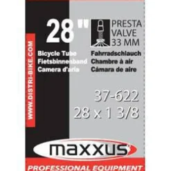 Accessoires Vélo-Maxxus Chambre à air 28 x 1 5/8 x 1 3/8 F/V 33 mm