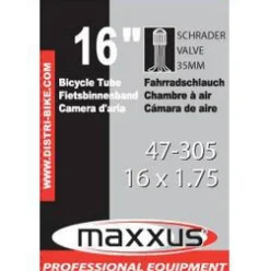 Accessoires Vélo-Maxxus Chambre à air 16 x 1,75 A/V 35 mm