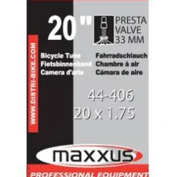 Accessoires Vélo-Maxxus Chambre à air 20 x 1,75 F/V 33 mm