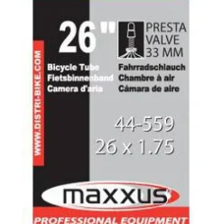 Accessoires Vélo-Maxxus Chambre à air 26 x 1,75 F/V 33 mm