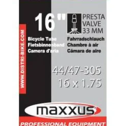 Accessoires Vélo-Maxxus Chambre à air 16 x 1,75 F/V 33 mm