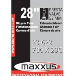 Accessoires Vélo-Maxxus Chambre à air 700 x 23C F/V 52 mm