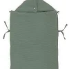 Poussettes-Jollein Chancelière pour siège pour enfants de 0 à 9 mois Bliss Knit Ash Green