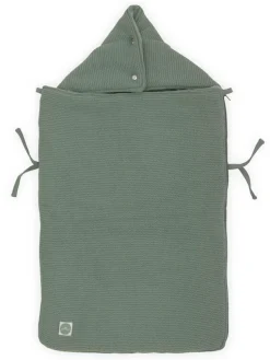 Poussettes-Jollein Chancelière pour siège pour enfants de 0 à 9 mois Bliss Knit Ash Green