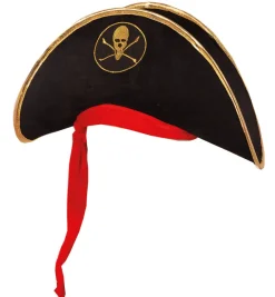 Chapeaux Et Perruques-Partyline Chapeau De Pirate Noir