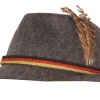 Chapeaux Et Perruques-Partyline Chapeau Tyrolien gris En Feutre