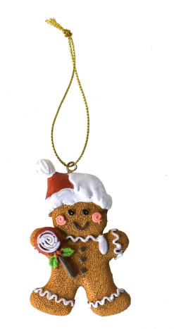 Décoration De Sapin-DDD Toys Cintre de Noël pain d'épice avec sucette 9,5cm