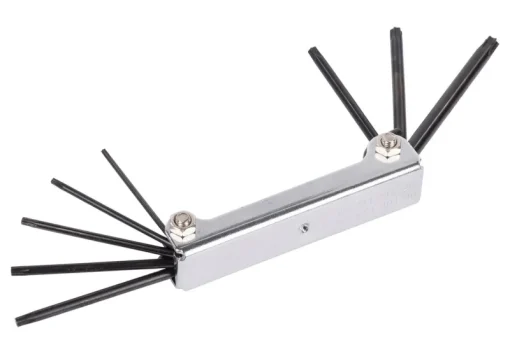 Clés-Kreator Clé à six pans hand 8 pièces torx