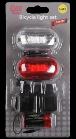 Accessoires Vélo-Euro Cycle Classic set avant + arrière led