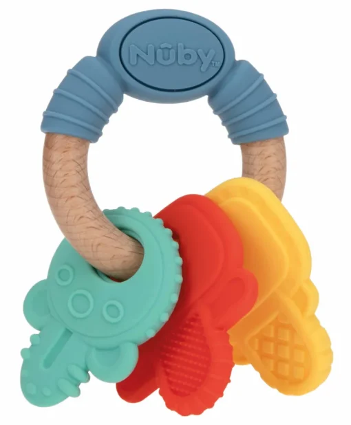 Anneau De Dentition-Nuby Clés de dentition bois/silicone