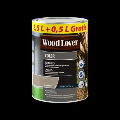 Lasure, Huile & Vernis | Teintures, Huile Et Vernis-Wood Lover Color chalets taupe promo 3 L