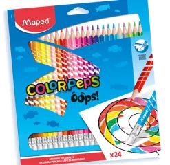 Dessiner Et Écrire | Crayons-Maped Color'peps crayons de couleur 24 pièces