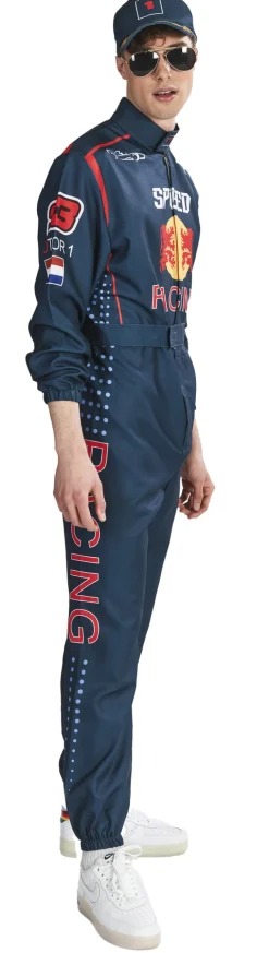 Déguisements Adultes-Partyline Combinaison de course Car Racer - Bleu - Taille 48