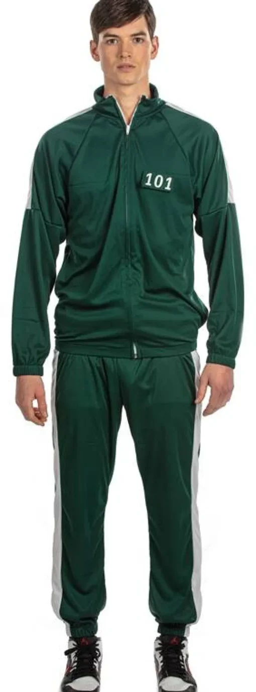 Déguisements Adultes-Partyline Combinaison Joueur Squid Game - Vert - Taille 50