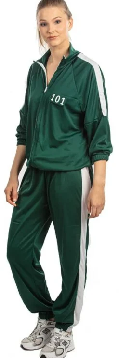 Déguisements Adultes-Partyline Combinaison Joueur Squid Game - Vert - Taille 50