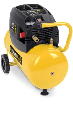Compresseurs Et Accessoires-Powerplus Compresseur 1100 W/ 24 L sans huile