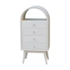 Tabourets Et Poufs-DDD Console Texas blanc
